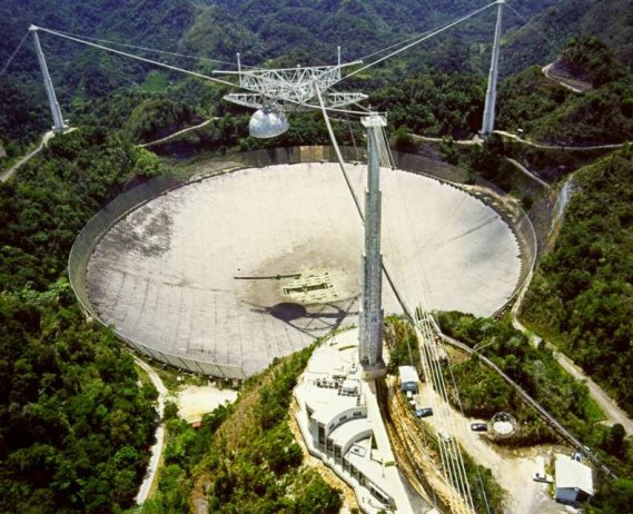 Radioteleskop v Arecibě